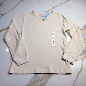 Cat & Jack Cream Kids Crewneck Top
